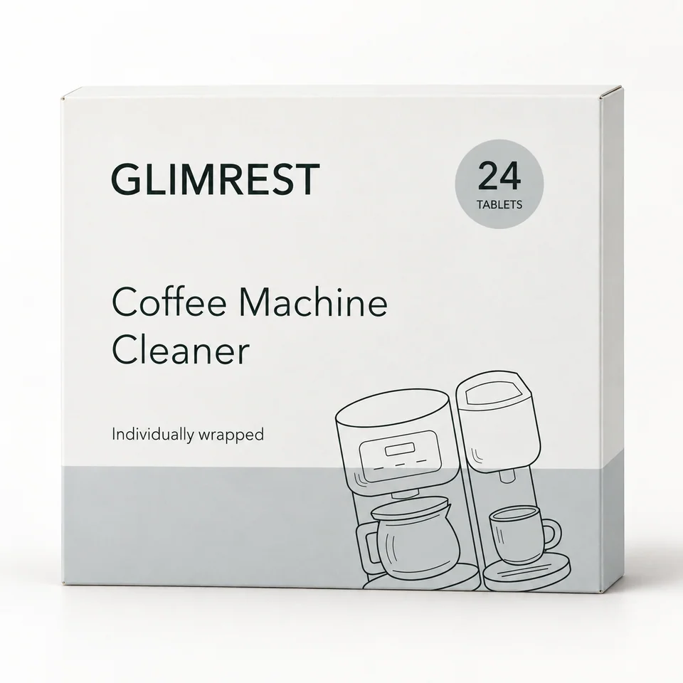 glimrest Washing Machine Cleaner Tablets packaging
